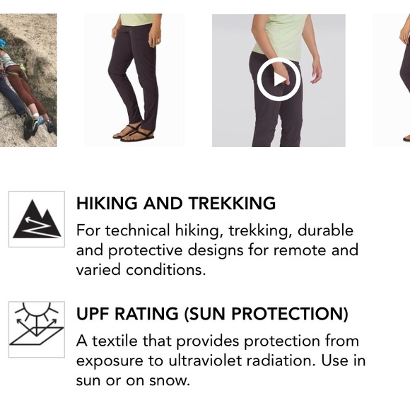 Arcteryx women’s Sabria hiking pants purple reign - Picture 16 of 16